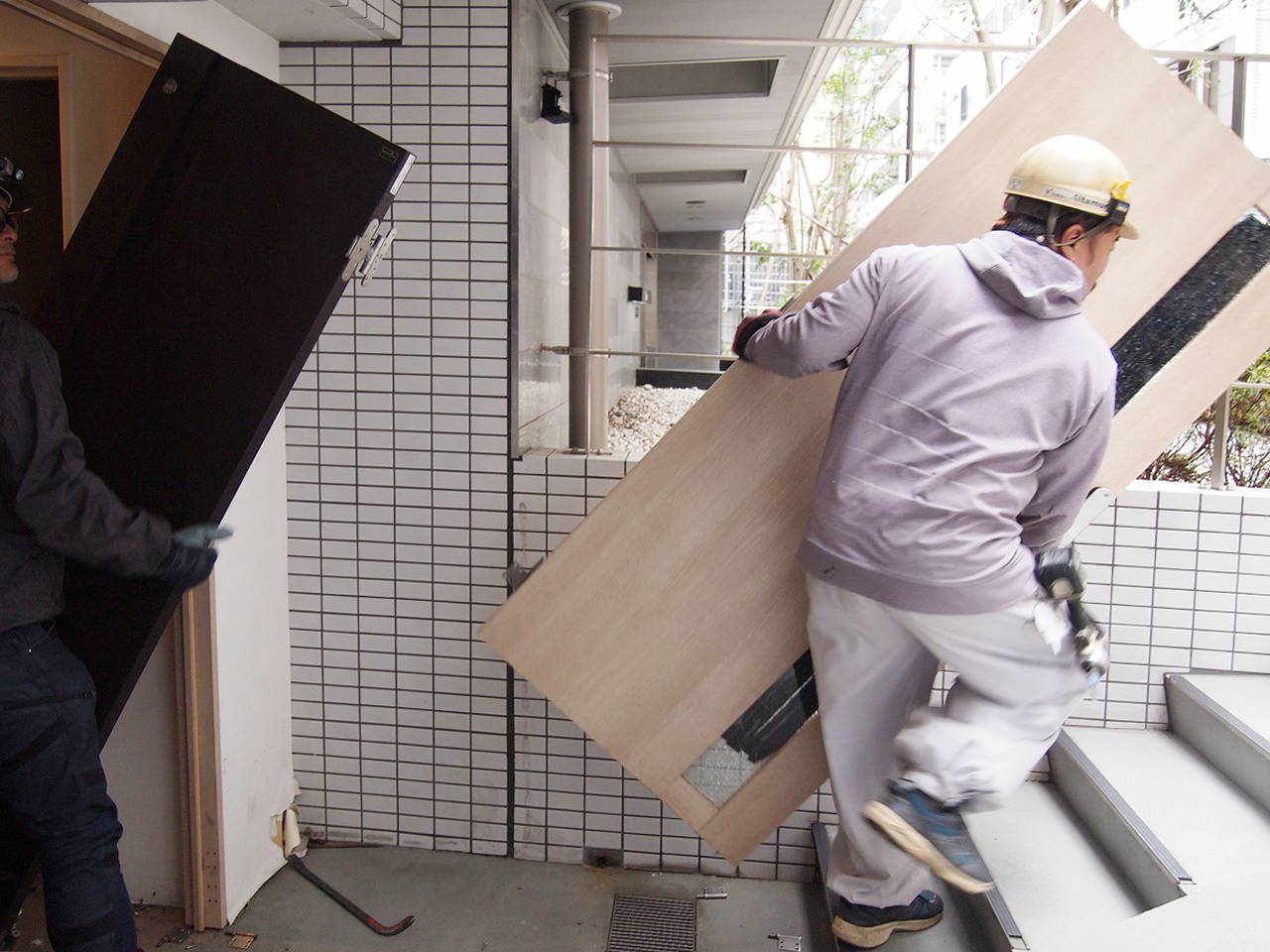 扉類取り外し