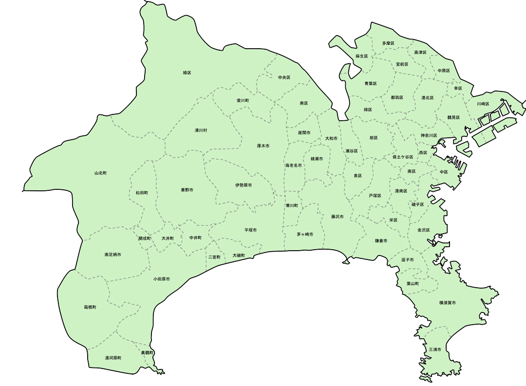 西神奈川営業所対応エリア