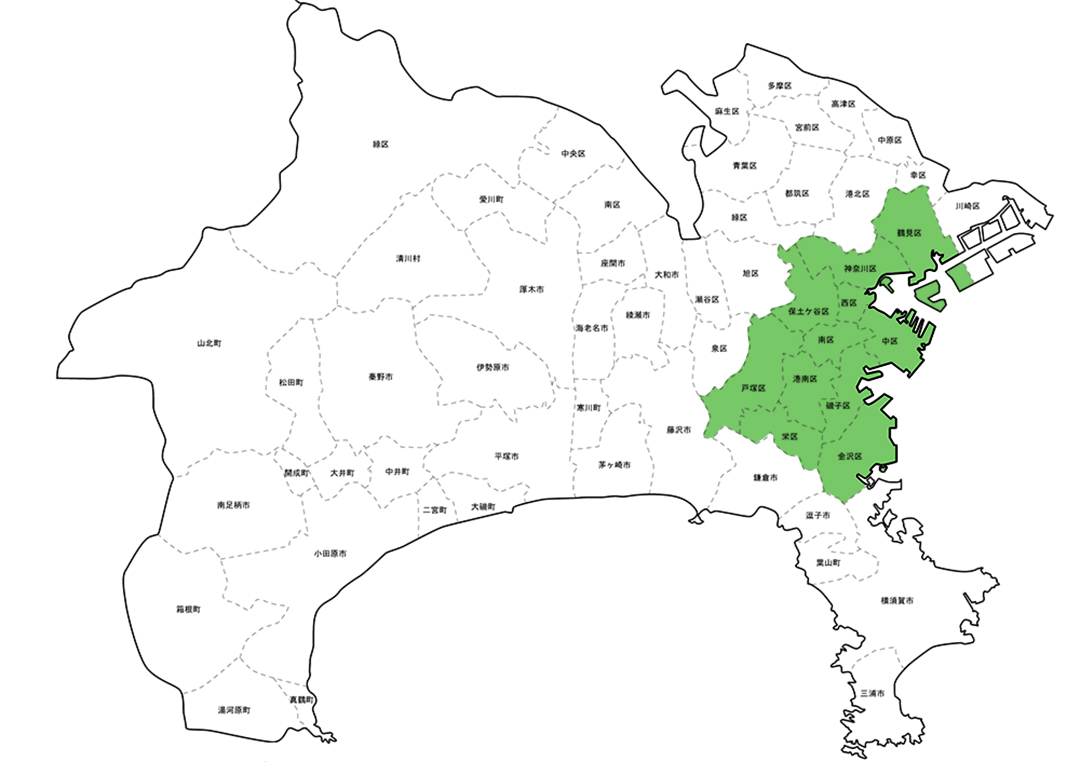 横浜営業所エリア